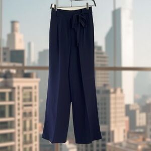 No Brand size 24 Super Elegant Black Wide-Leg Pants
